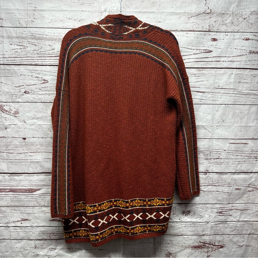 Lucky Brand Long Multicolored Sweater Size Medium - Picture 3 of 3